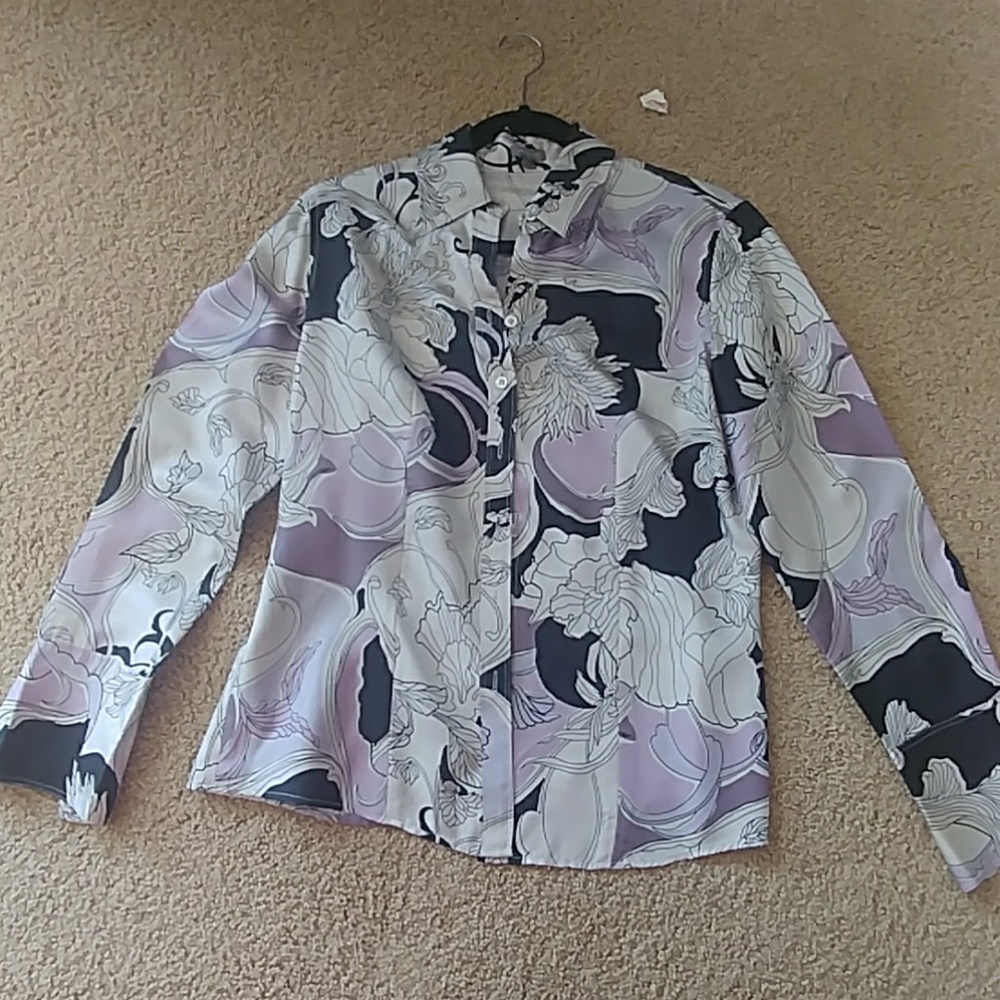 Silk shirt.